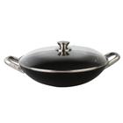 Panela Wok Profissional com Tampa - Multiflon