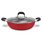 Panela Wok Tampa Alças Ø28Cm 3,55L Saffron Vermelho Brinox