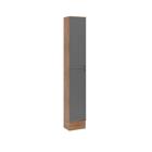 Paneleiro 2 Portas Milla Nog/Cinza 40cm Carraro