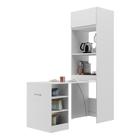 Paneleiro com Mesa Dobrável 1 Porta para Forno e Microondas Veneza Multimóveis V3709