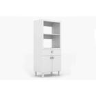 Paneleiro de Cozinha Modulado BL-3305 c/ 2 Portas e 1 Gaveta (1 Forno) Branco - Tecno Mobili