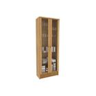 Paneleiro de Cozinha Modulado CR6002 c/ 2 Portas c/ Vidro 64cm Natural - Tecno Mobili