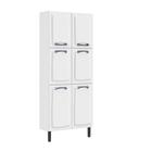 Paneleiro Em Aço New Premium 80cm Com 6 Portas