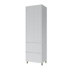 Paneleiro Nesher Rainha 70cm com 2 Portas e 2 Gavetas - Branco