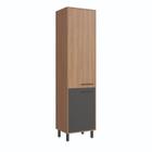 Paneleiro Simples 2 Portas 55cm Havana Rovere / Grafite