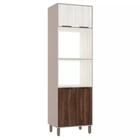 Paneleiro Torre Quente 70cm 4 Portas com Espaço para Forno e Micro - ondas Stylo Luciane Móveis