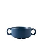 Panelinha em Porcelana Oreilles Gourmand 15x5x10cm Azul - Mai Home