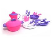 Panelinhas De Brinquedo Kit Cozinha Calesita Rosa