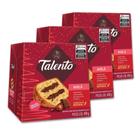 Panettone Chocolate Talento Com Avelãs Kit 3 Un Garoto 450G