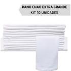 Pano De Chao Atacado Limpeza Saco Alvejado Grande Kit 10 Un.