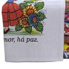 Pano De Prato Estampado Com Bainha 45X85