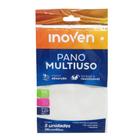 Pano Multiuso Absorção Total Branco 28 cm x 40 cm Pacote com 05 Unidades - Inoven