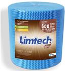 Pano Multiuso Limtech Wave - 33cm X 300m - 600 Folhas - 45g/m² - Azul