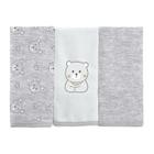 Pano Paninho De Boca Malha 100% Algodão Fio 30 Menina Menino  C/3 Unidades