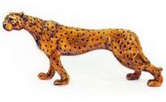 Pantera Leopardo Onça Estatueta Decoração Estátua Cerâmica