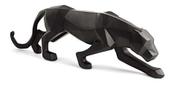 Pantera Negra Escultura Estatua Decoração Casa Leopardo 61cm