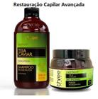 Pantovin Shampoo e Máscara Restauração Capilar Teia Caviar