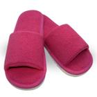 Pantufa Aberta Feminina Pelúcia Chinelo De Quarto Slide Conforto Para Seus Pés Com Solado Antiderrapante