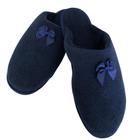 Pantufa Chinelo Feminino Fenix Sola Plana Atoalhado 35/36 Marinho Chinelos Puff