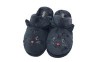 Pantufa Chinelo Gato Gatinho Bordado Katurê 425-074