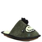 Pantufa Chinelo Infantil Dinossauro Cotton Day Bordado