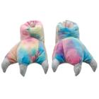 Pantufa Confortável Dino Garra T Rex Tie Dye Unissex Europa