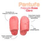 Pantufa Feminina Adulto Antiderrapante Peluciada 40/41 Rosa