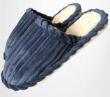 Pantufa Feminina/Masculina Aberta fechada Pelúcia Chinelo de Quarto forro Antiderrapante Quentinha