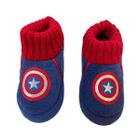 Pantufa Infantil Bebê Estampa Vingadores Marvel Capitão América Homem de Ferro