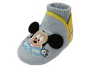 Pantufa Infantil Bebê Mickey Azul