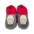 Pantufa Infantil Com Solado N 23/24 Cinza