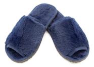 Pantufa Masculina Adulto Aberta Pelúcia Antiderrapante Chinelo de Quarto