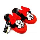 Pantufa Minnie Disney Oficial Zona Criativa Tamanhos 33 ao 41 Chinelo De Quarto Presente Geek Original