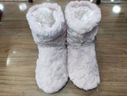Pantufa Sapato Antiderrapante Com pelo Super Quente Inverno
