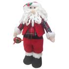 Papai Noel Com Enfeite - Xadrez - 50cm (cromus)