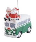 Papai Noel de Cape Shore e Sra. Claus andando em cima do enfeite de Natal do Vw Bus