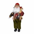 Papai Noel Decorativo com Presente 44cm Tok da Casa - DadePresente