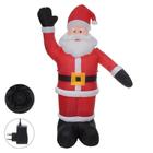 Papai Noel Gigante Inflável Led 2,40Mt Enfeite Natal Bivolt - Decorally Home Decor