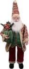 Papai Noel Grande Vermelho E Verde Decoração Natal 140Cm - Zona Livre