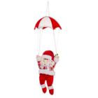 Papai Noel Paraquedas Pelúcia Enfeite Natal Decoração 50 Cm