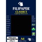 Papel A4 Color Filicolor Preto 180G. - Filiperson