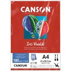 Papel A4 Color IRIS Vivaldi Vermelho 185G PCT com 25 - Fila Canson