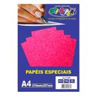 Papel A4 Glitter Pink 180g 5fls Off Paper