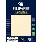 Papel A4 Linho Marfim 180G.