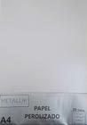 Papel A4 Liso - Cor: Prata - 180g - 20 folhas (Metálico) - Metallik