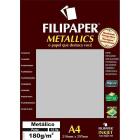 Papel a4 metalico 180gr. pct.c/15 - filiperson