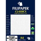 Papel a4 verge branco classics 180g. cx.c/50 - filiperson