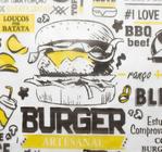 Papel Acoplado Embalagem Hamburguer 38X40 500 Folhas - Mamedes Papéis