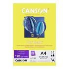 Papel Canson A4 Iris Vivaldi 120G 25Fls Amarelo Canário