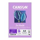 Papel Canson A4 Iris Vivaldi 120g 25Fls - Escolha a cor